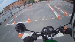 Мои мысли по вождению и упражнения на сдачу экзамена на категорию А