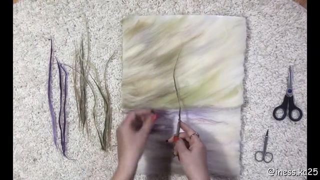 КАРТИНЫ ИЗ ШЕРСТИ | ПОШАГОВЫЙ МАСТЕР-КЛАСС ДЛЯ НАЧИНАЮЩИХ