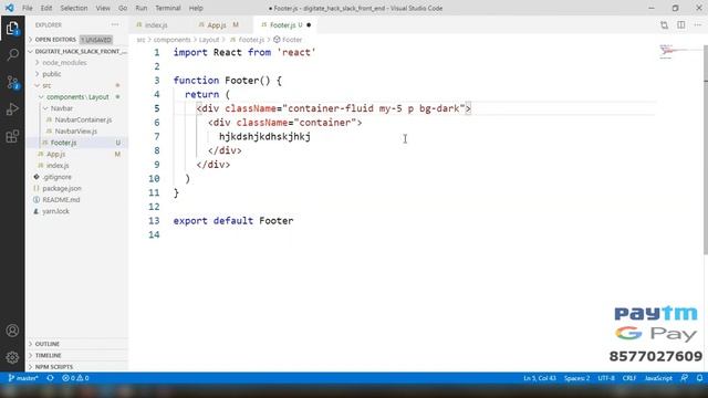 Footer Setup ReactJS - MERN Hiring Challege - Hindi смотреть онлайн