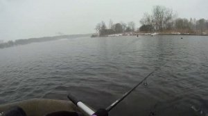 Первая рыбалка в 2019 на Десногорском водохранилище.