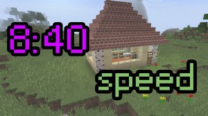 high-speed house construction in minecraft