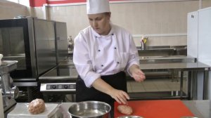 Видео урок Приготовление котлетной массы - Трусова Т А