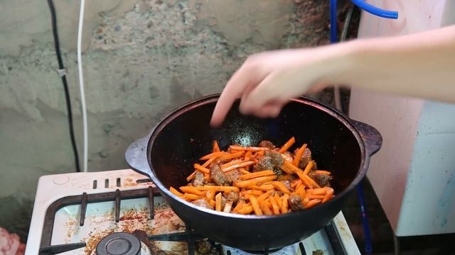 Узбекский плов из риса Лазер. смотреть онлайн