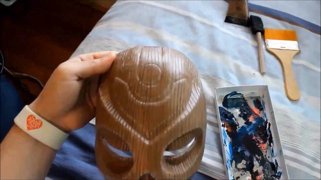 Making of a Skyrim Wooden Dragon priest mask смотреть онлайн