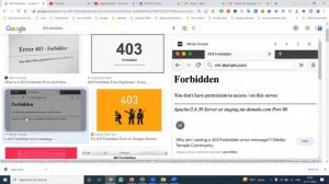 How to fix 403 forbidden and 404 error in your website