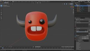 Лицевая анимация персонажа с помощью SHAPE KEYS в Blender 2.9.mp4