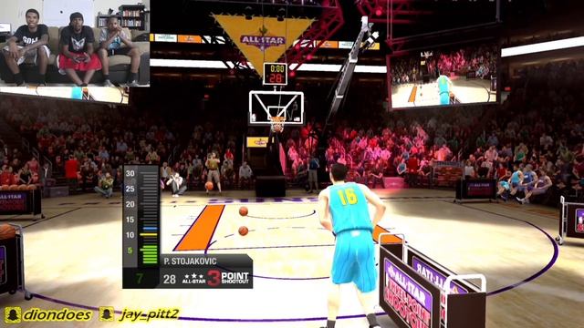 NBA LIVE 09 All Star Weekend Gameplay - THROWING UP BRICKS!