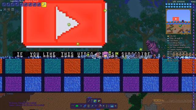 Terraria Supreme Buffed Glowstick Sword  vs Calamity Mod Boss Rush смотреть онлайн