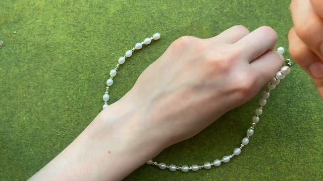 Чокер из гематита и жемчуга своими руками | Мастер класс | DIY | Tanissa Hobby