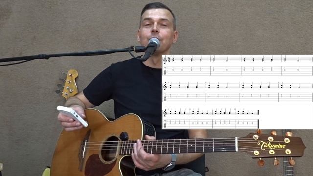 Как быстро научиться играть на гитаре по нотам урок 5 смотреть онлайн