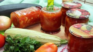 Салат из кабачков на зиму. Рецепты заготовок из кабачков