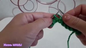 Резинка 2*2. Полая резинка.Простая резинка.Knitting.Stricken.DIY