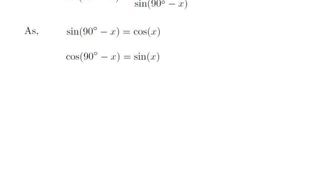 cot(90 – x) | cot(90 – A) | cot(90 – theta) | Identity for cot(90 – x) | value of cot(90 – A) смотреть онлайн