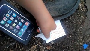 Нашёл айфон