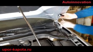 Установка газового упора (амортизатора) капота Volkswagen Jetta 6