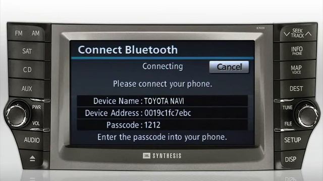 Navigation Audio (bluetooth pair phone) Avalon Toyota of Slidell смотреть онлайн