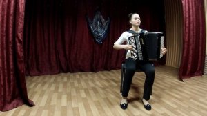 Карусель А.Фоссен, обработка Ю.Шахнова, Полина Гудилова, баян