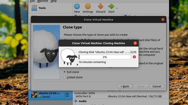 Virtualbox Клонирование виртуальной машины, как скопировать