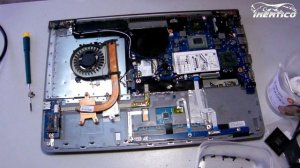 Samsung NP530 - Разборка и чистка с заменой термопасты