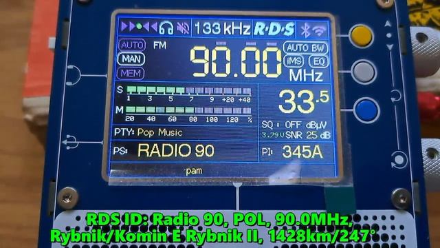 09.07.2023 16:17UTC, [Es], Radio 90, Польша, 90.0МГц, 1428км