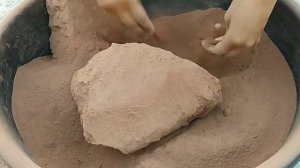 ASMR: Very very soft dusty Pure🔴Red Sand huge chunks Dry Crumble 💕🌪|| Sleep aid 😍 asmr