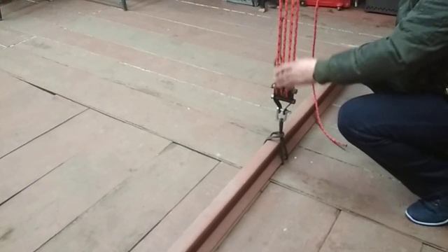 Грузоподъёмный механизм таль - полиспаст  для гаража часть 1- своими руками. (часть 2  в описании).