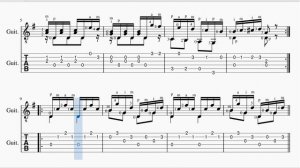 Andantino in G | Ferdinando Carulli | Partitura y Tablatura Sheet music Curso Guitarra Clasica