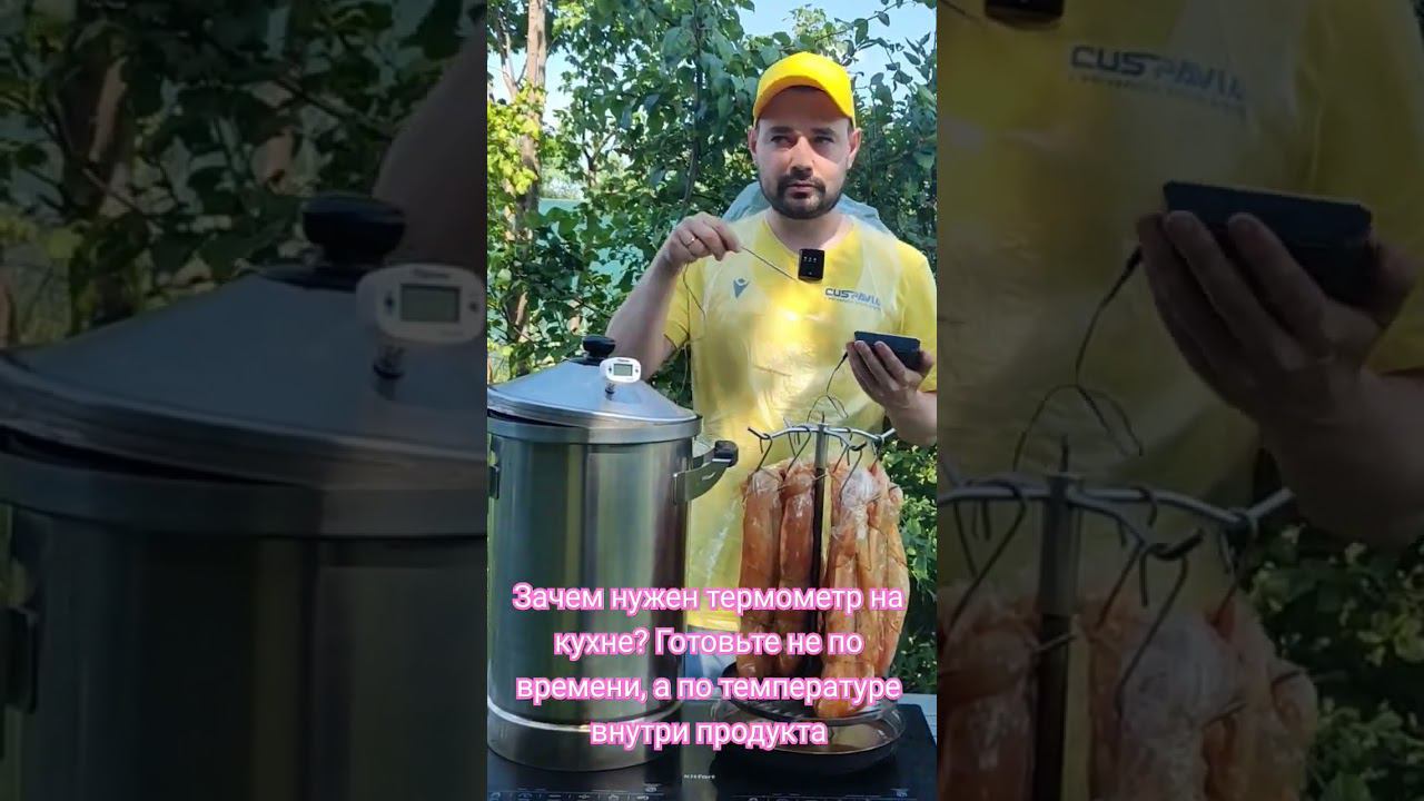Зачем нужен термометр на кухне? Готовьте не по времени, а по температуре внутри продукта.Коптильня