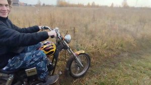 утренняя проверка вечерней теории на мини чоппер patron king