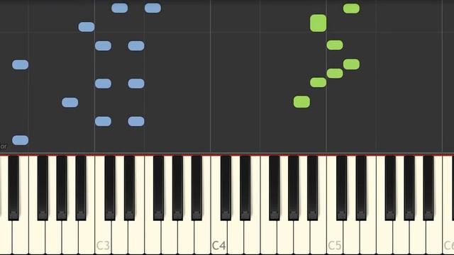 Tu vuo' fa' l'americano - (Renato Carosone) Easy Piano tutorial by Cristiano Ferranti - Synthesia смотреть онлайн