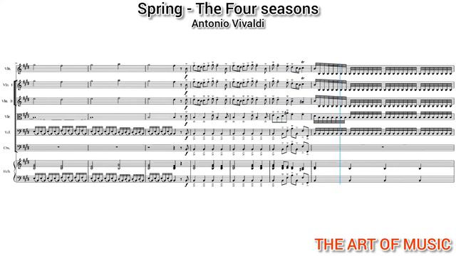 Spring from "The Four Seasons" 1. Allegro (Primavera, Le Quattro Stagioni) - Antonio Vivaldi смотреть онлайн