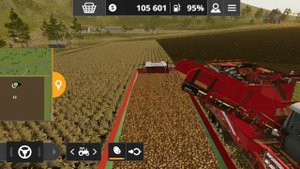 Farming simulator 20. Уборка картофеля.