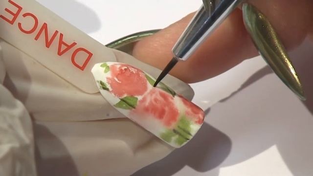 Дизайн гель-лаками Dance Legend "Роза" смотреть онлайн