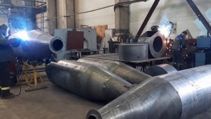 Рабочий момент: изготовление циклонов серии ЦН-15