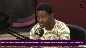 On Kotoko Projects: Agyemang Badu Confirms Mariano Baretto's Revelations.