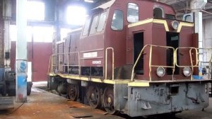 КАК УМИРАЕТ ТЕХНИКА.  ТЕПЛОВОЗ ТГМ23В-1350