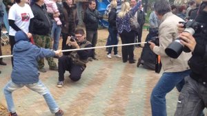 Смоленские дети установили мировой рекорд. Перетягивание каната