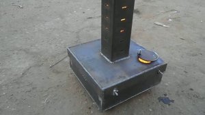 Печь буржуйка на отработанном масле