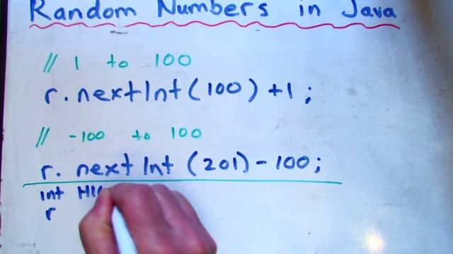 Java - Random Numbers - Lesson 2 Formula and Examples смотреть онлайн