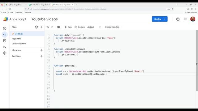 LIST OF YOUTUBE VIDEOS IN WEB-APP USING GOOGLE APP SCRIPT & W3CSS смотреть онлайн