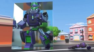 ОГОНЬ против ЛЬДА! Злой Робот заморозил весь город! Супер Робот, останови его! - Авто Трансформер