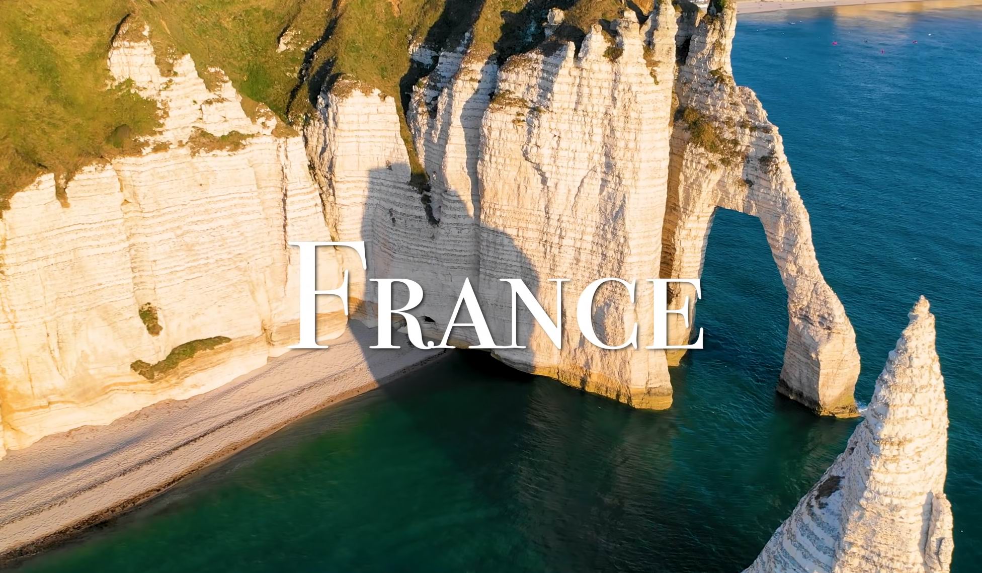 Франция 4K - Живописный Расслабляющий Фильм С Успокаивающей Музыкой. 2