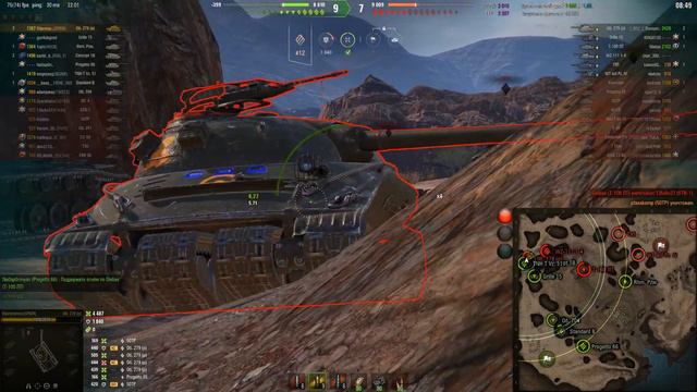 Рекорд по урону на аккаунте. Объект 279 ранний в действии