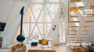 Домик A frame 90m2 Стильный,энергосберегающий дом