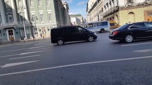 Кортеж короля Саудовской Аравии в Москве