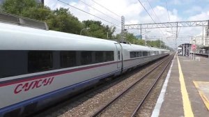 Электропоезд ЭВС1-08 "Сапсан" (ТЧ-10) высокоскоростной поезд №761А Санкт-Петербург - Москва.