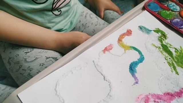 Пва + соль - пробовали так рисовать? смотреть онлайн