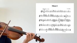 13 - Minuet 1, J. S. Bach | Suzuki Violin Book 1