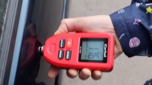 Измерение толщины лако-красочного покрытия при помощи прибора iCarTool IC-T100.