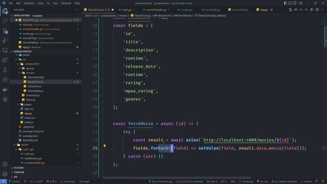 Web Dev With Golang React - 31 Persiapan Form Untuk Update Movie смотреть онлайн